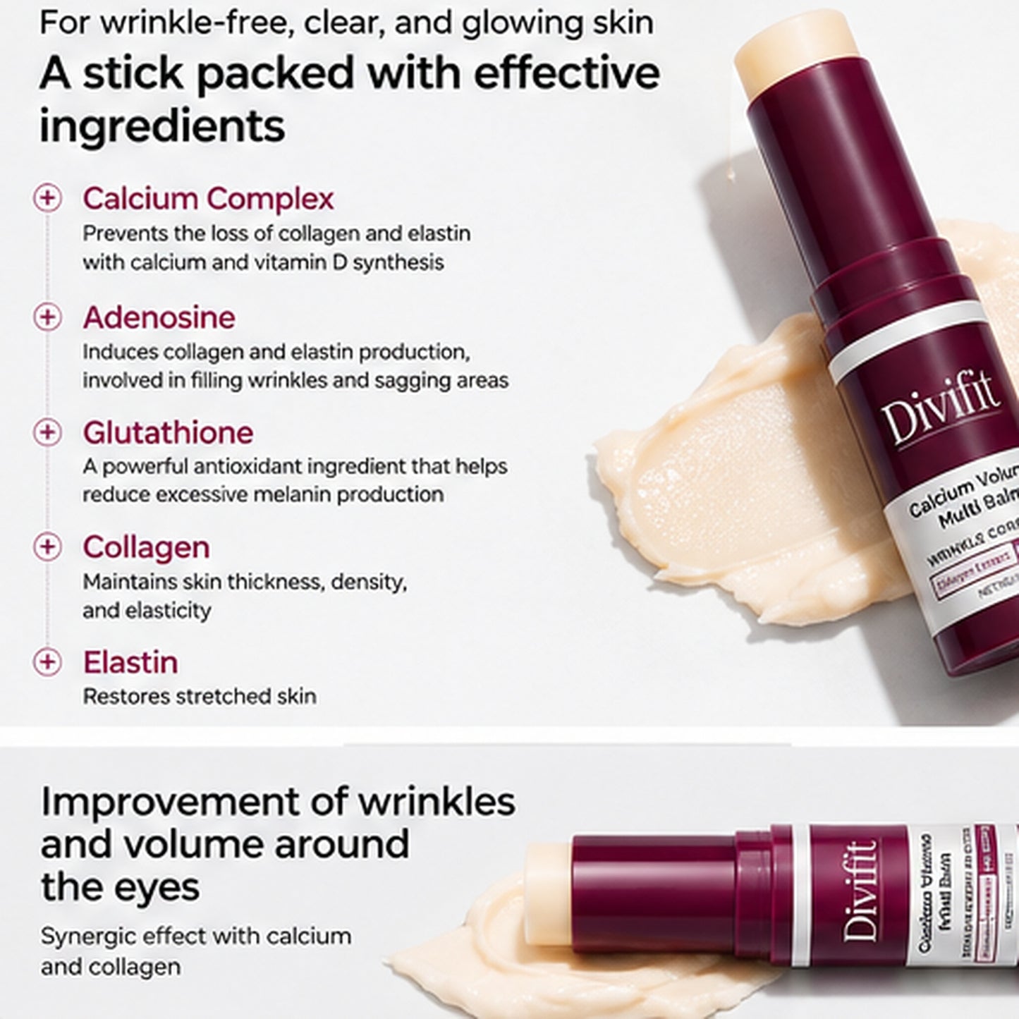 🔥LAST DAY 50% OFF!!✨ Buy More, Save More|Smooth, Firm & Glow with Divifit Multi Balm 💜